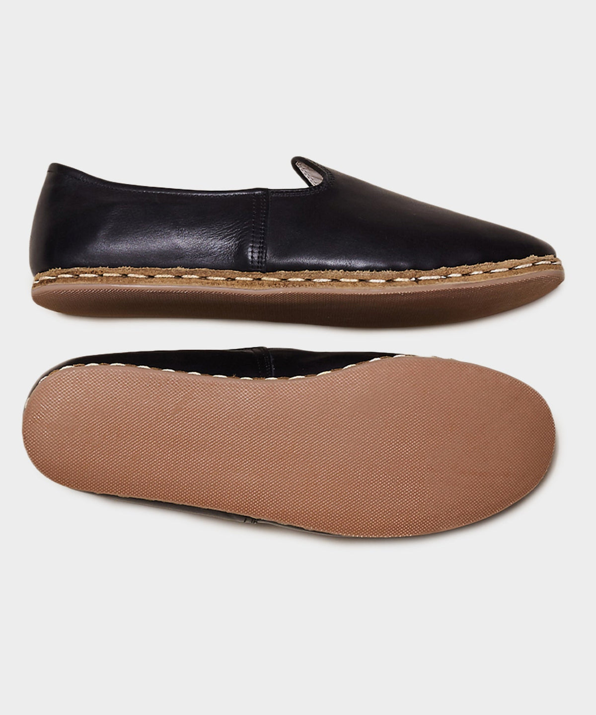 Todd Snyder Sabah Leather Shoe - Black