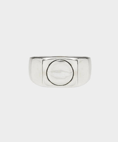 Todd Snyder Scosha Geometric Signet - Silver