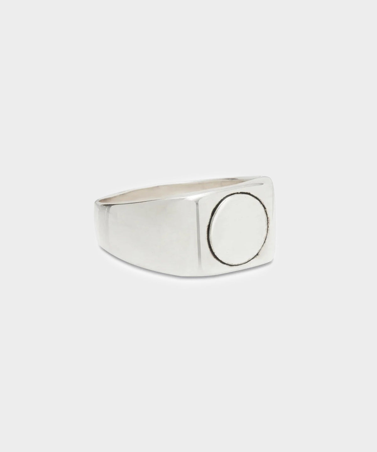 Todd Snyder Scosha Geometric Signet - Silver