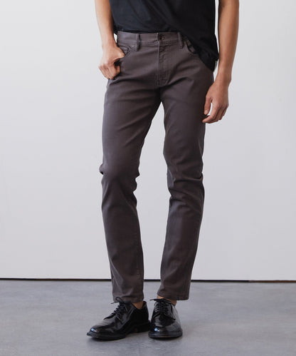 Todd Snyder Slim Fit 5-Pocket Chino - Dark Granite