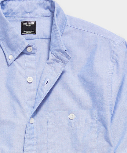 Todd Snyder Slim Favorite Oxford Shirt - Blue Regatta