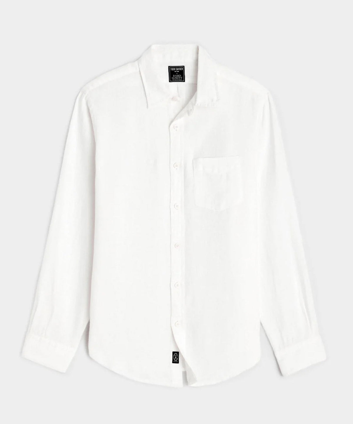 Todd Snyder Sea Soft Irish Linen Shirt - White