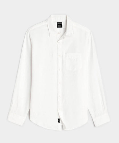 Todd Snyder Sea Soft Irish Linen Shirt - White