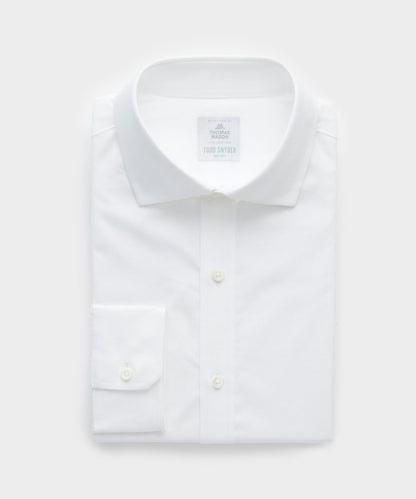 Todd Snyder End-On-End Poplin Dress Shirt - White
