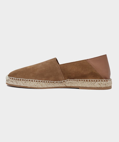 Todd Snyder Nomad Suede Espadrille - Tobacco