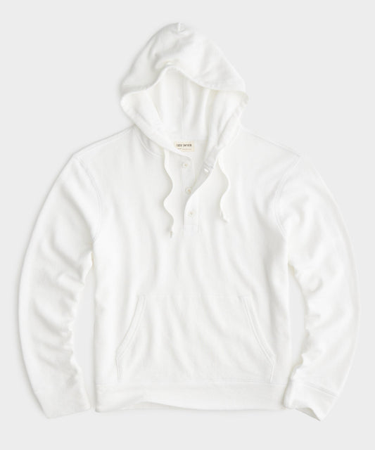 Todd Snyder Surf Terry Baja Hoodie - Alabaster