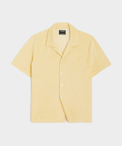 Todd Snyder Terry Cabana Polo Shirt - Lemon