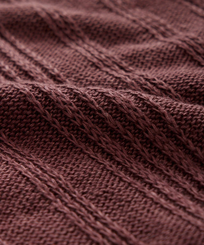 Todd Snyder Textured Stitch Vest - Burgundy