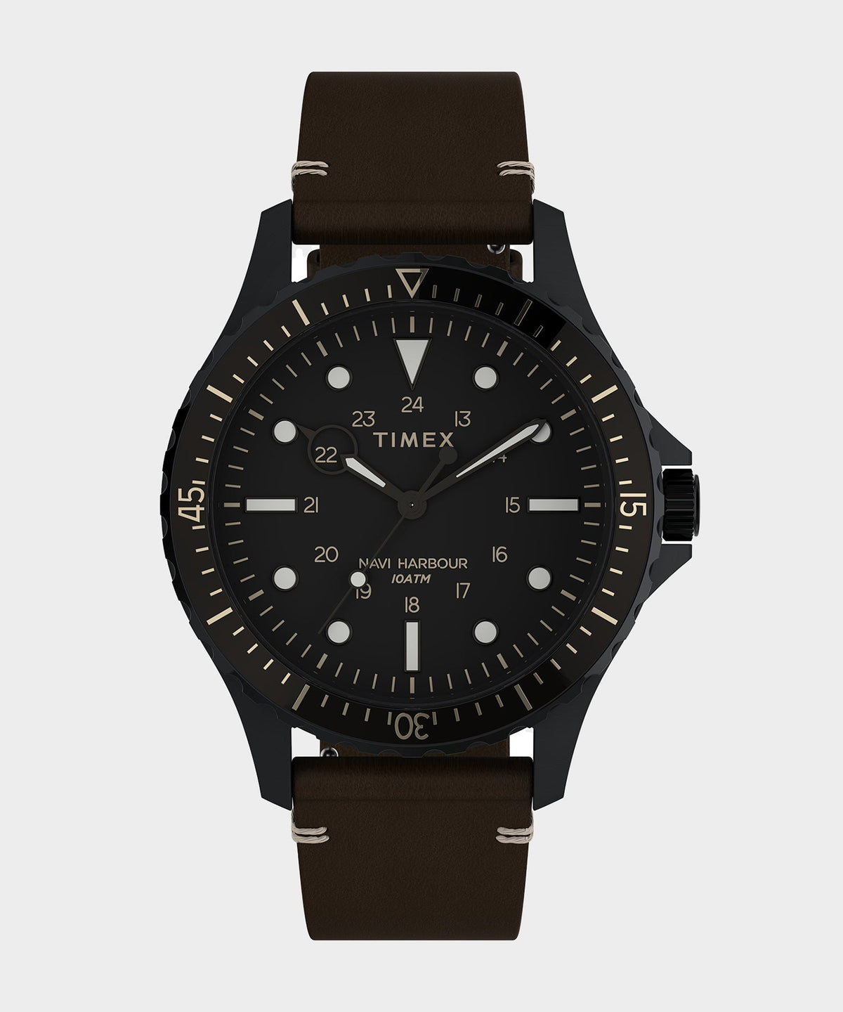 Todd Snyder Timex Navi Xl 3-hand 41mm Black Case Black Dial - Black
