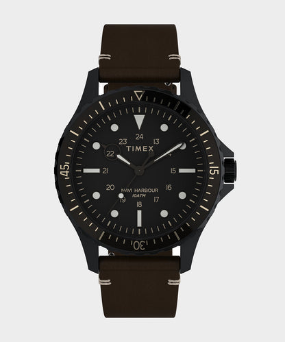 Todd Snyder Timex Navi Xl 3-hand 41mm Black Case Black Dial - Black