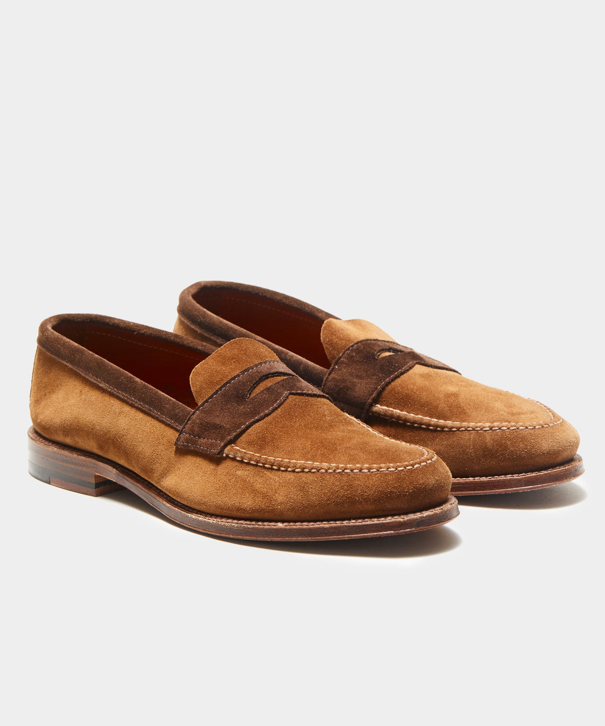 Todd Snyder Todd Snyder x Alden Two-Tone Penny Loafer - Snuff