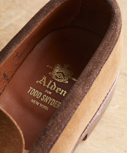 Todd Snyder Todd Snyder x Alden Two-Tone Penny Loafer - Snuff
