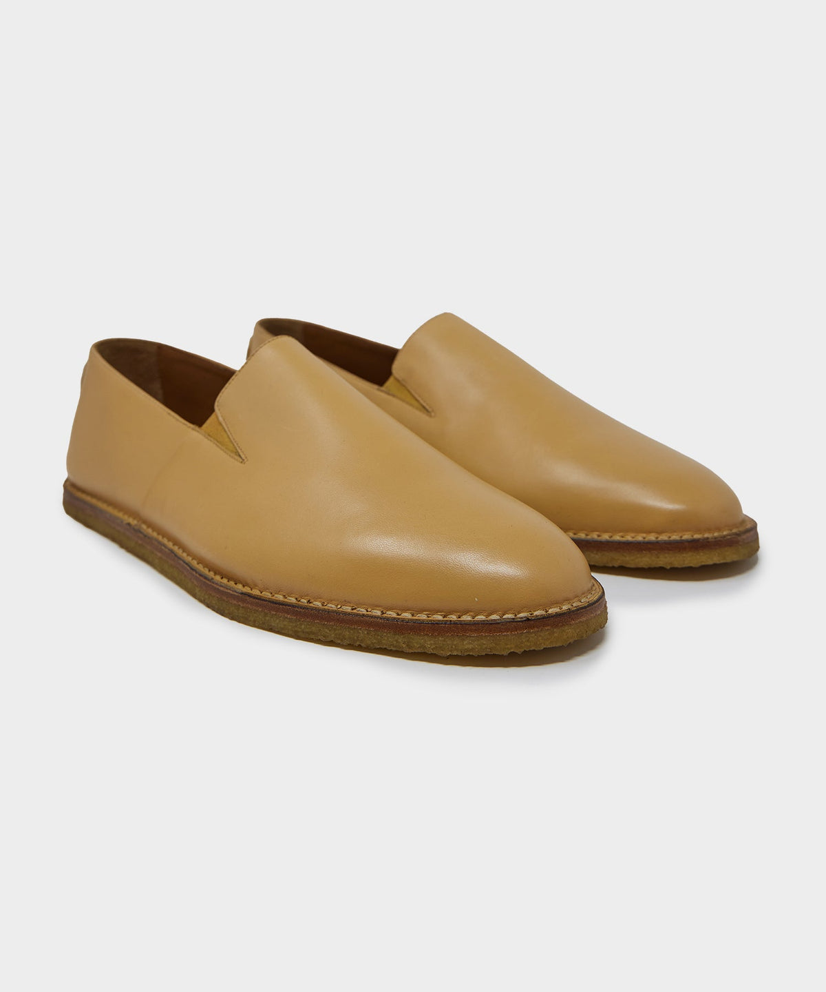 Todd Snyder Todd Snyder x Armando Cabral Balanta Leather Espadrille - Camel