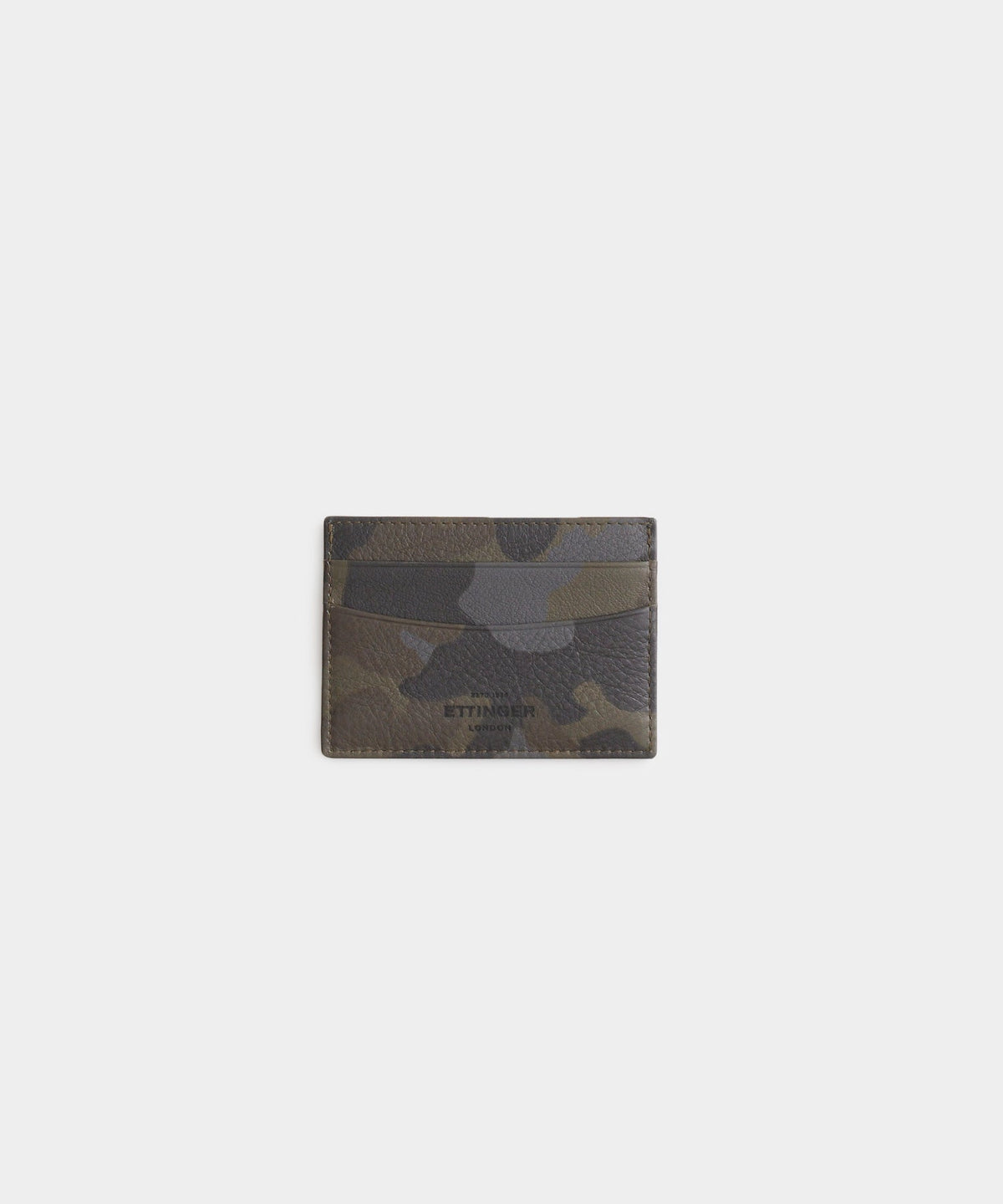 Todd Snyder Todd Snyder x Ettinger Flat Credit Card Case - Olive Camo Print