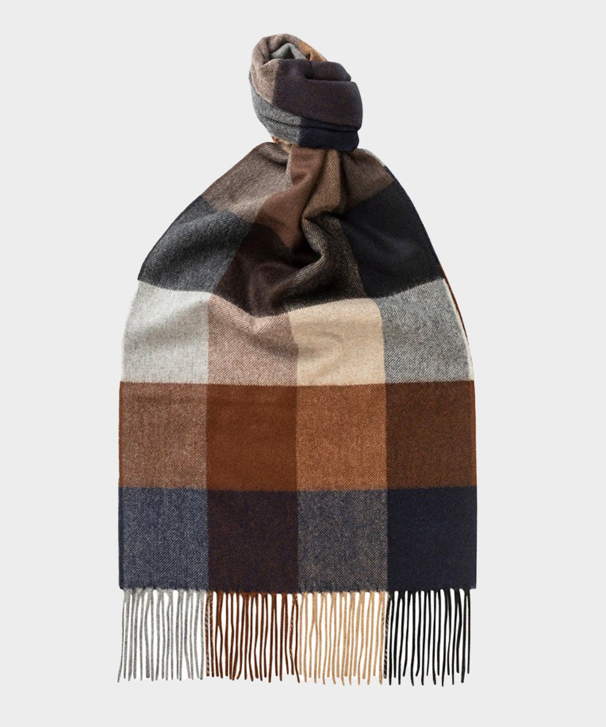 Todd Snyder Todd Snyder x Joshua Ellis Color Block Scarf - Brown