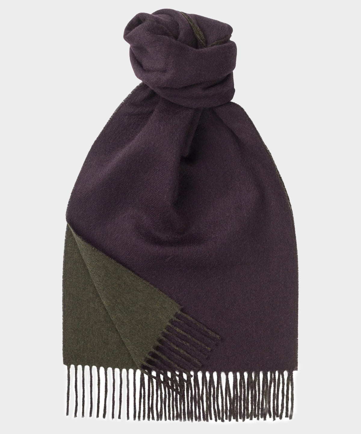 Todd Snyder Todd Snyder x Joshua Ellis Double Faced Scarf - Purple