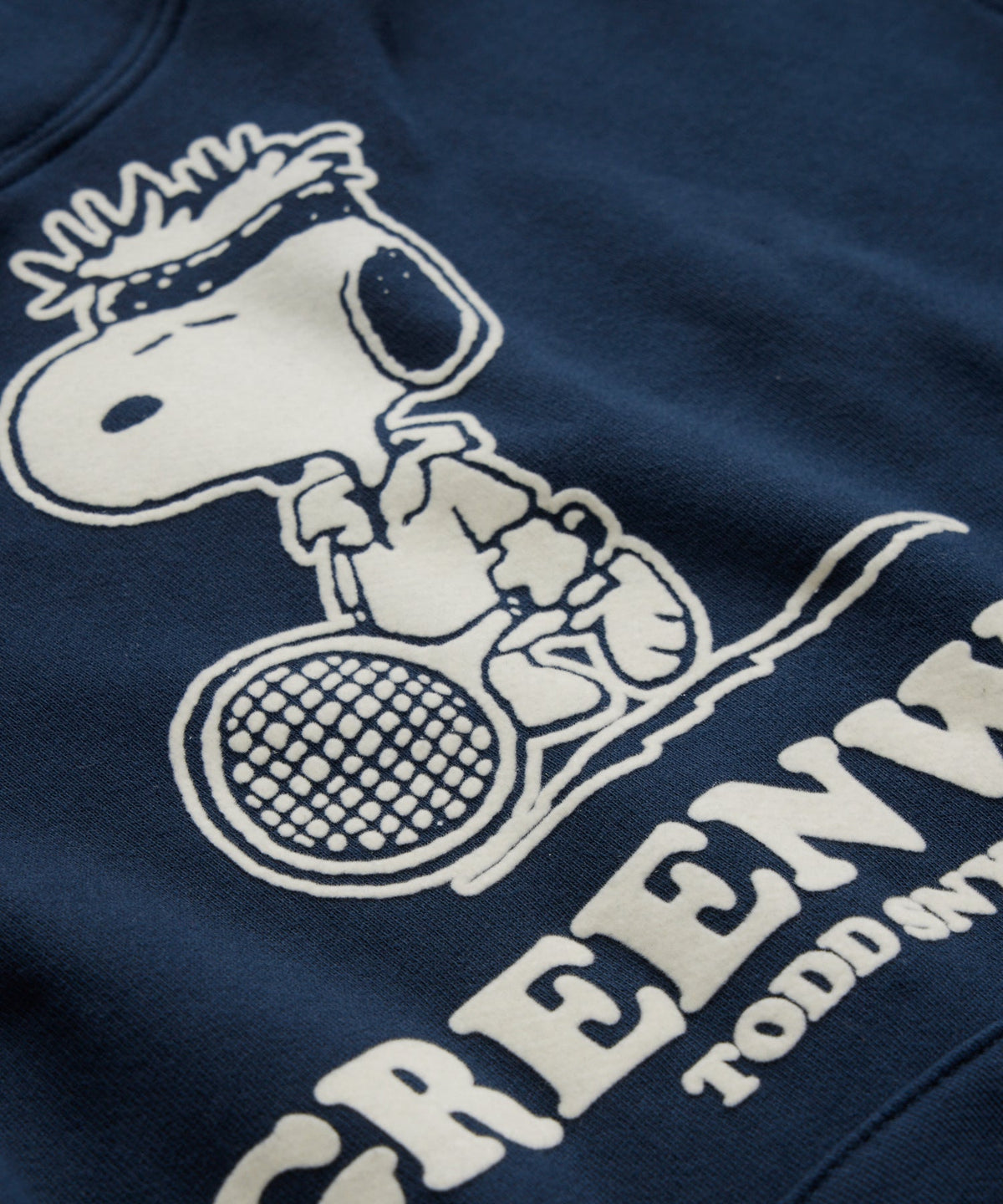 Todd Snyder Todd Snyder x Peanuts French Terry Greenwich Hoodie - Navy