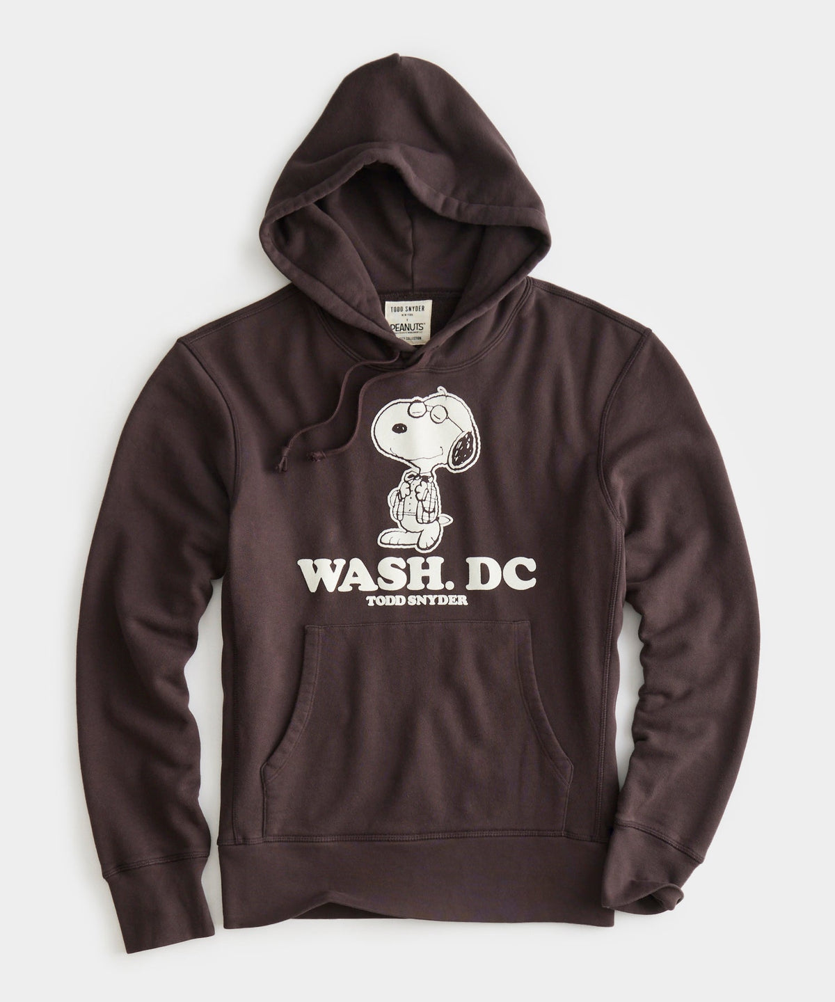 Todd Snyder Todd Snyder X Peanuts French Terry Hoodie Washington D.C. - Brown