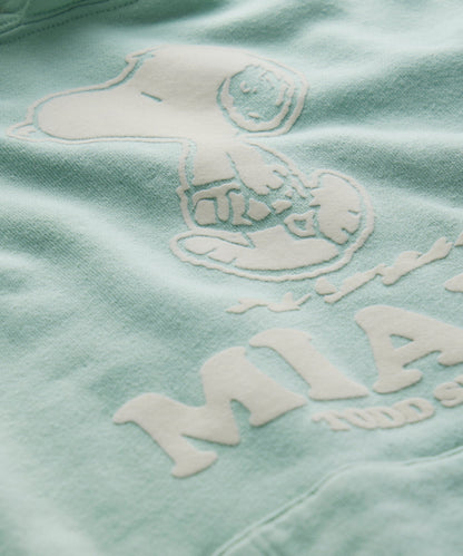 Todd Snyder Todd Snyder x Peanuts French Terry Miami Hoodie - Aqua