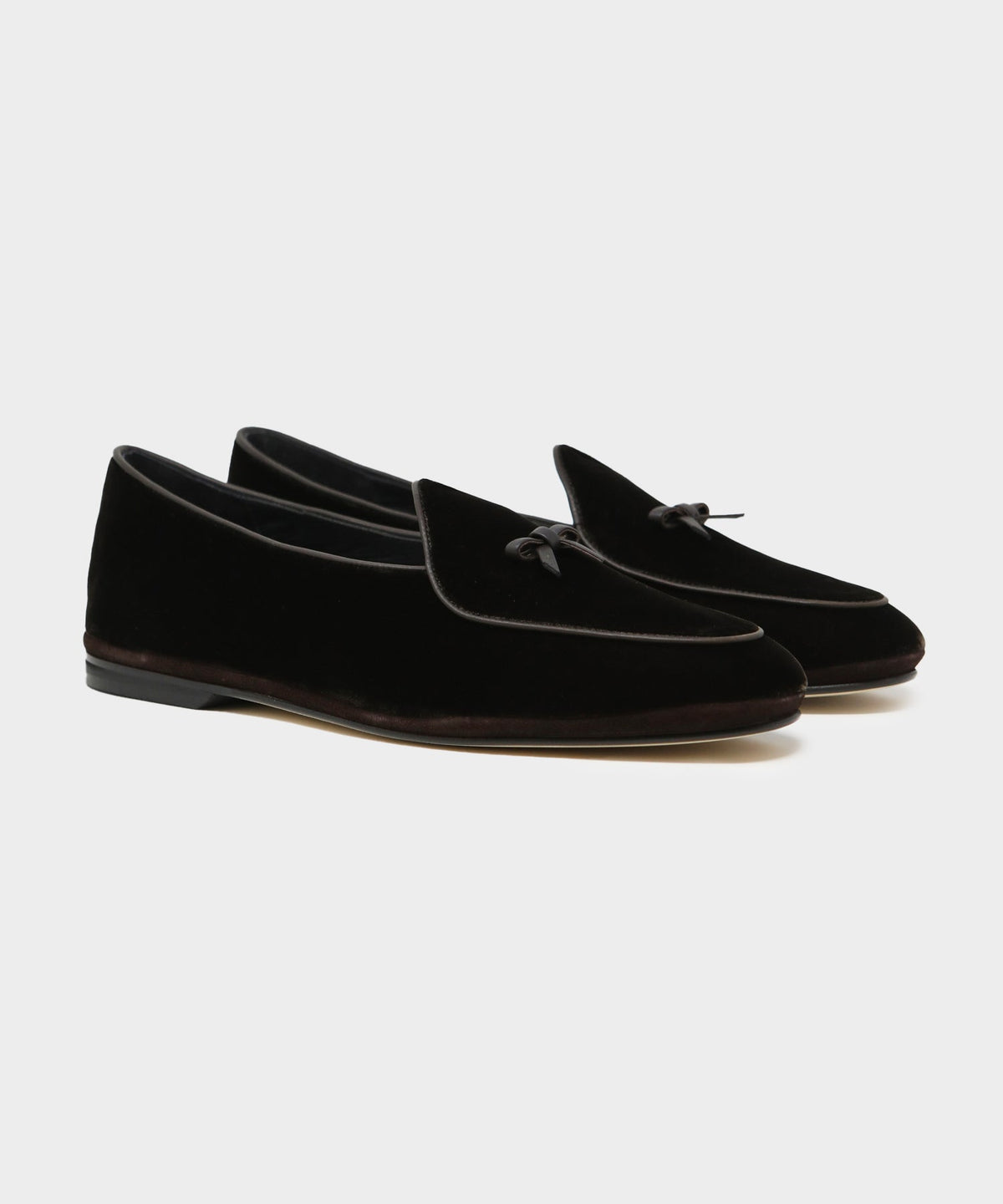 Todd Snyder Todd Snyder x Rubinacci Velour Marphy Loafer - Black