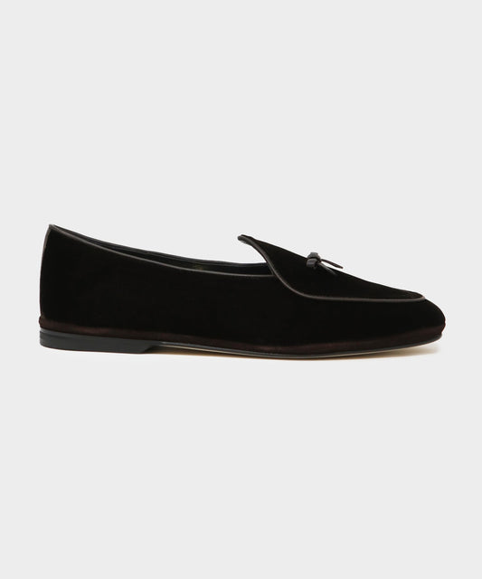 Todd Snyder Todd Snyder x Rubinacci Velour Marphy Loafer - Black