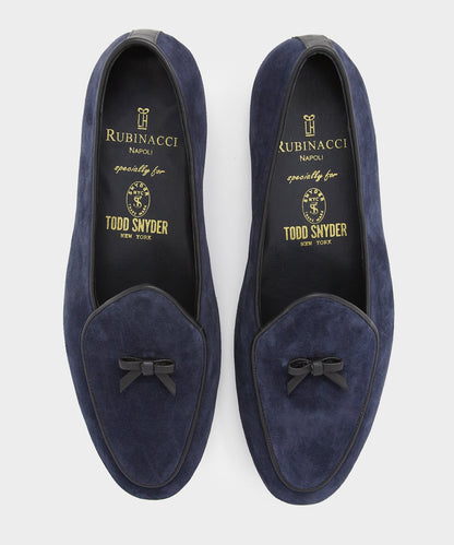 Todd Snyder Todd Snyder x Rubinacci Suede Marphy Loafer - Navy