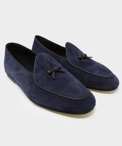 Todd Snyder Todd Snyder x Rubinacci Suede Marphy Loafer - Navy