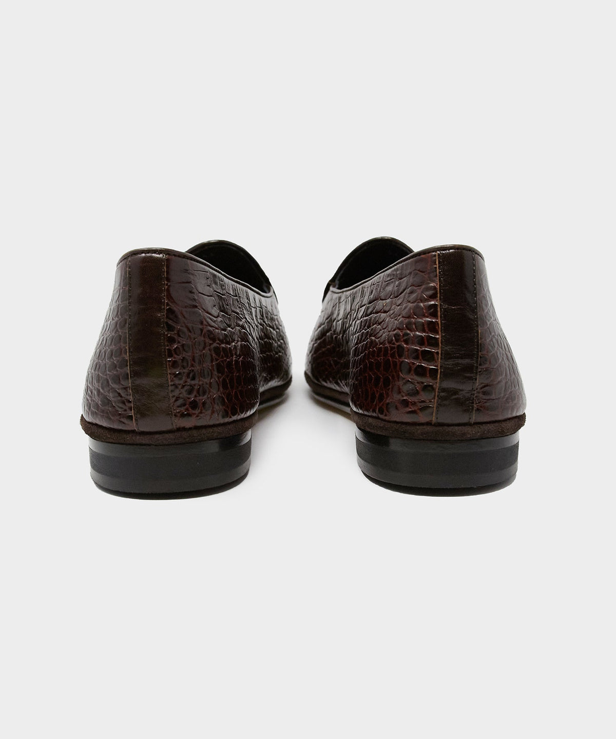 Todd Snyder Todd Snyder x Rubinacci Croc Marphy Loafer - Brown