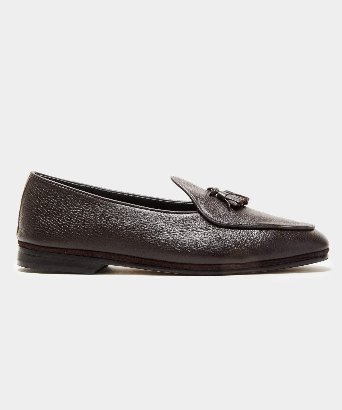 Todd Snyder Todd Snyder x Rubinacci Deer Leather Marphy Loafer - Dark Brown