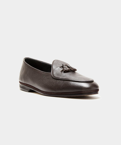 Todd Snyder Todd Snyder x Rubinacci Deer Leather Marphy Loafer - Dark Brown