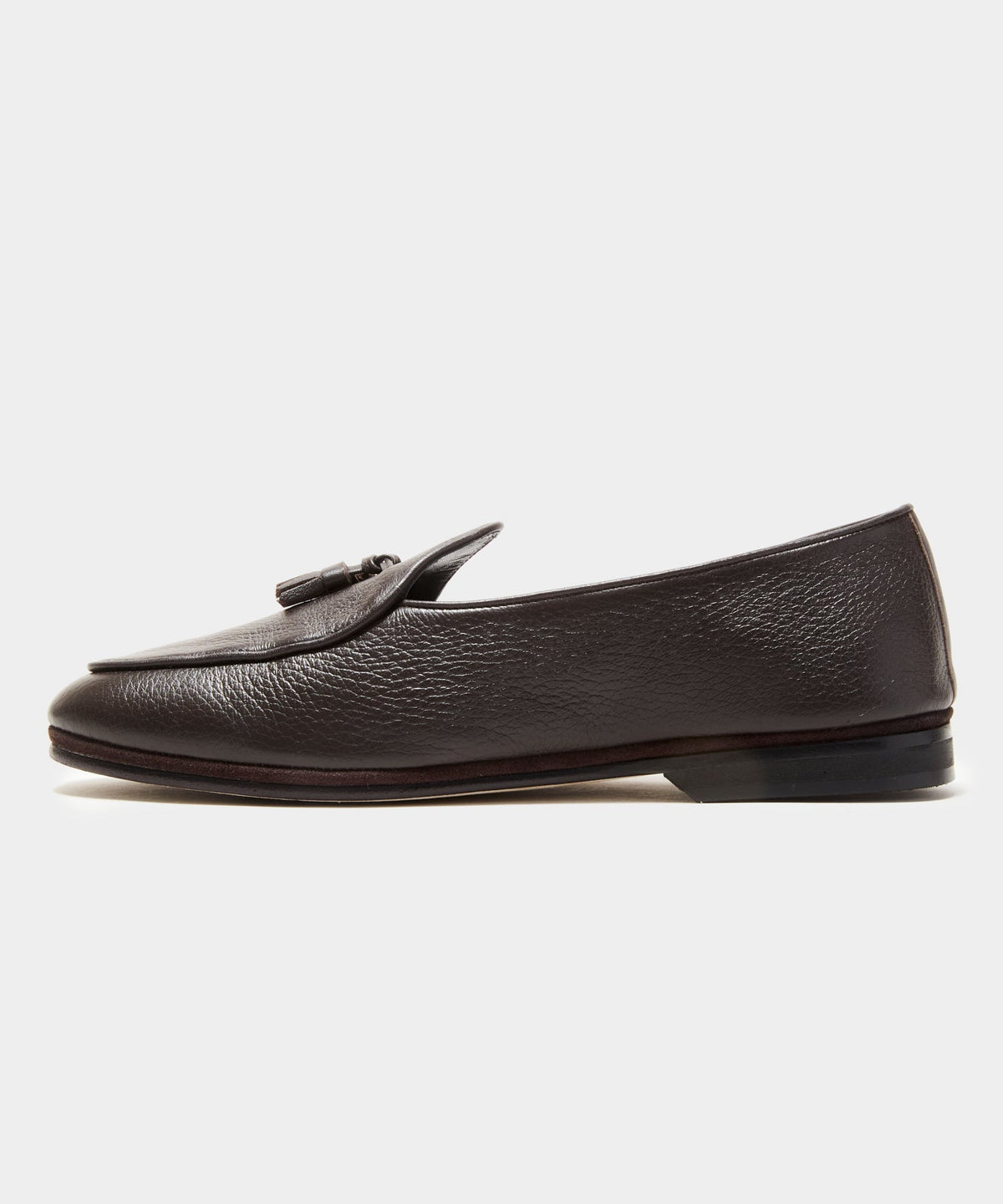 Todd Snyder Todd Snyder x Rubinacci Deer Leather Marphy Loafer - Dark Brown