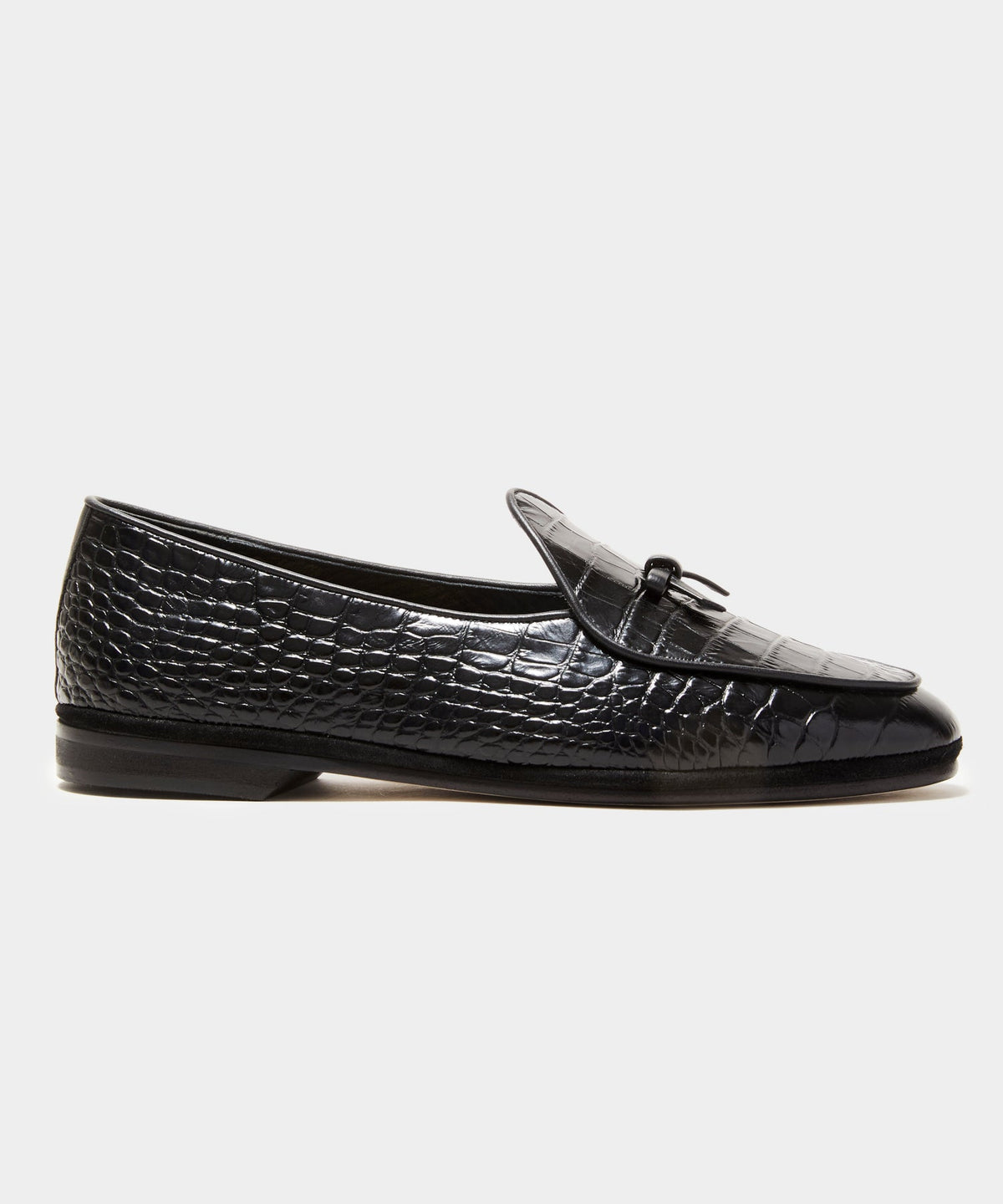 Todd Snyder Todd Snyder x Rubinacci Croc Marphy Loafer - Black