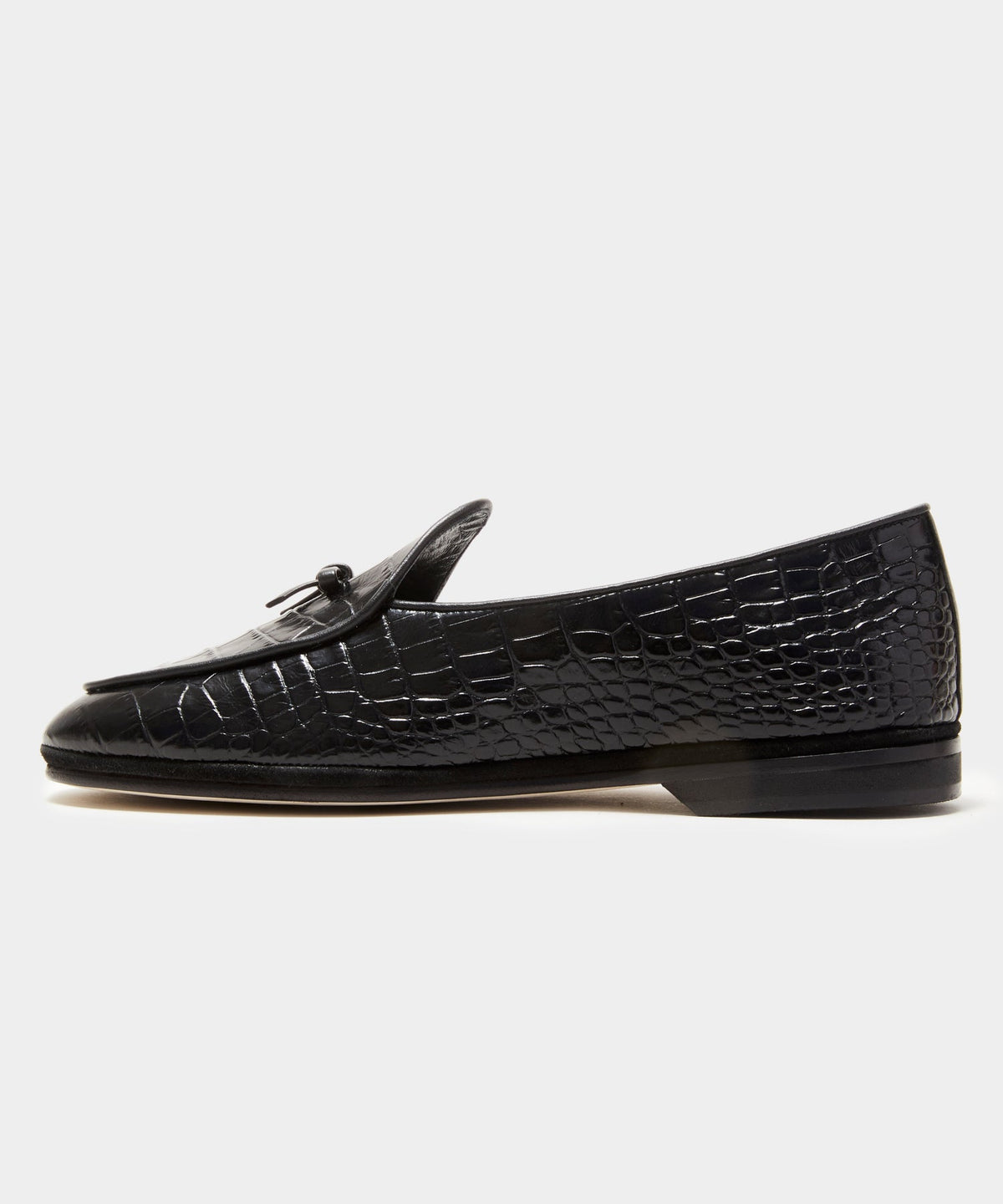Todd Snyder Todd Snyder x Rubinacci Croc Marphy Loafer - Black