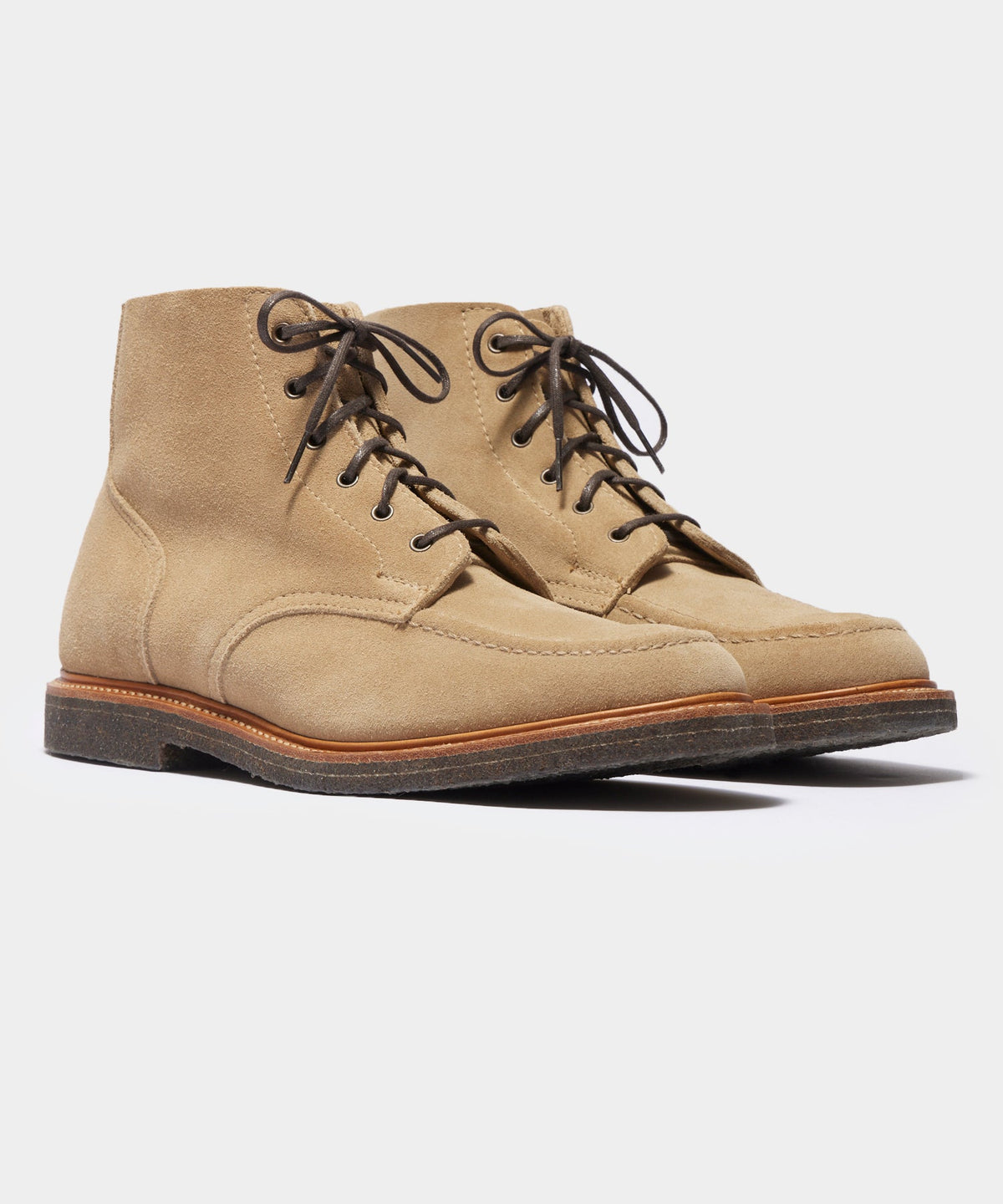 Todd Snyder Todd Snyder x Sanders Apron Suede Boot - BEIGE