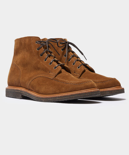 Todd Snyder Todd Snyder x Sanders Apron Suede Boot - TOBACCO