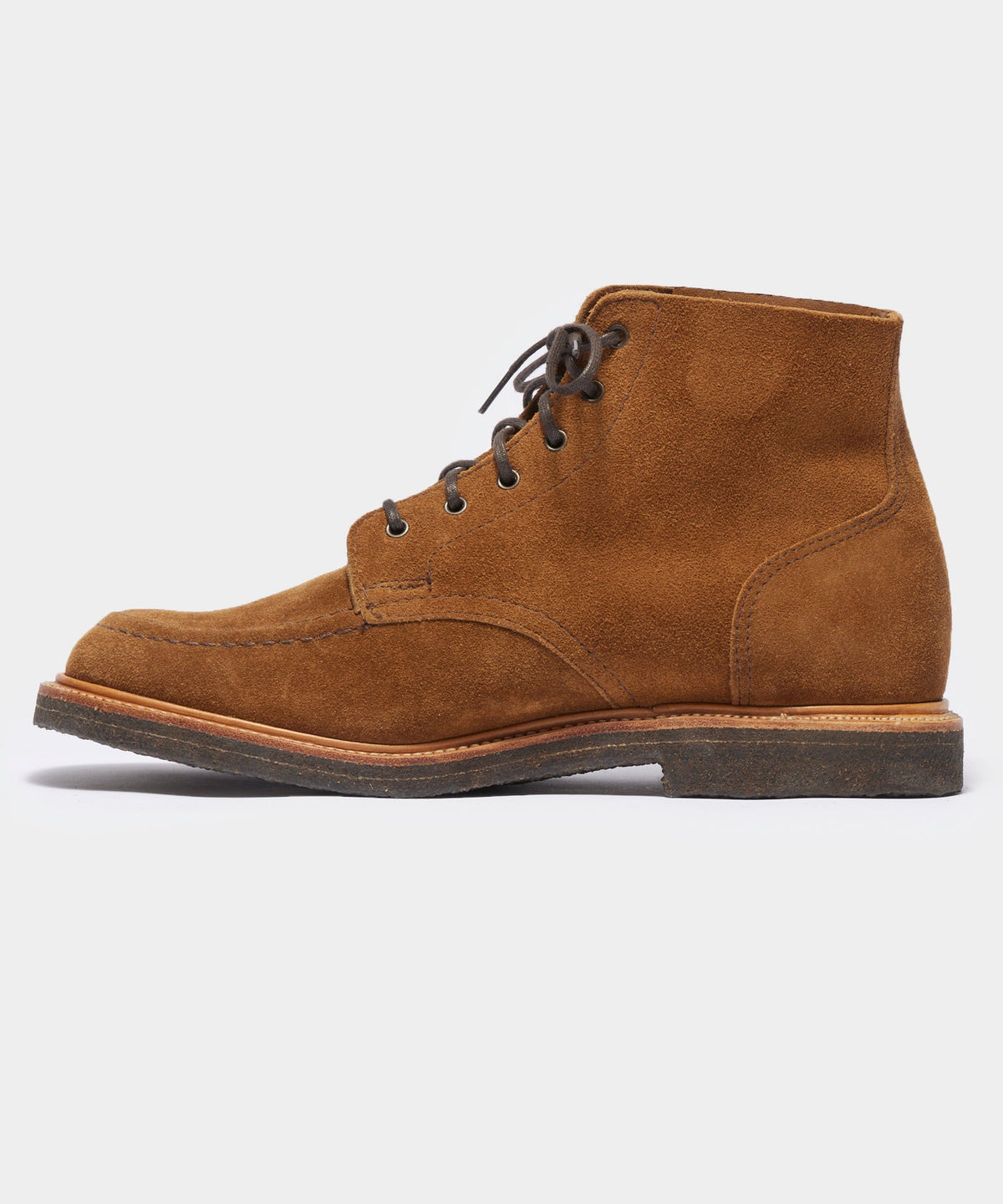 Todd Snyder Todd Snyder x Sanders Apron Suede Boot - TOBACCO