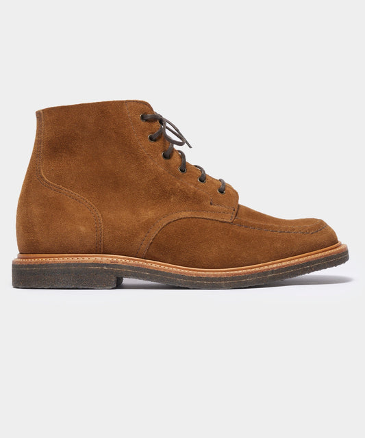 Todd Snyder Todd Snyder x Sanders Apron Suede Boot - TOBACCO
