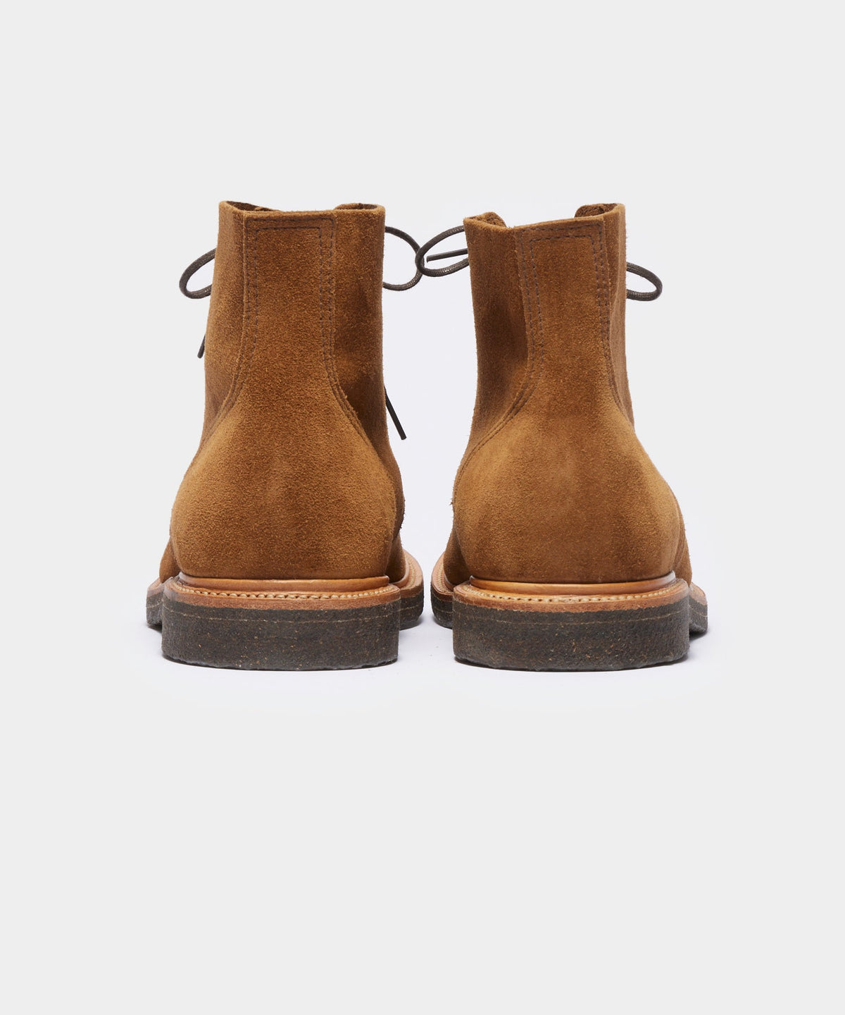 Todd Snyder Todd Snyder x Sanders Apron Suede Boot - TOBACCO