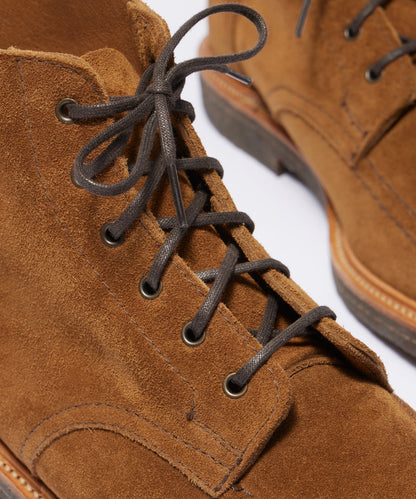 Todd Snyder Todd Snyder x Sanders Apron Suede Boot - TOBACCO