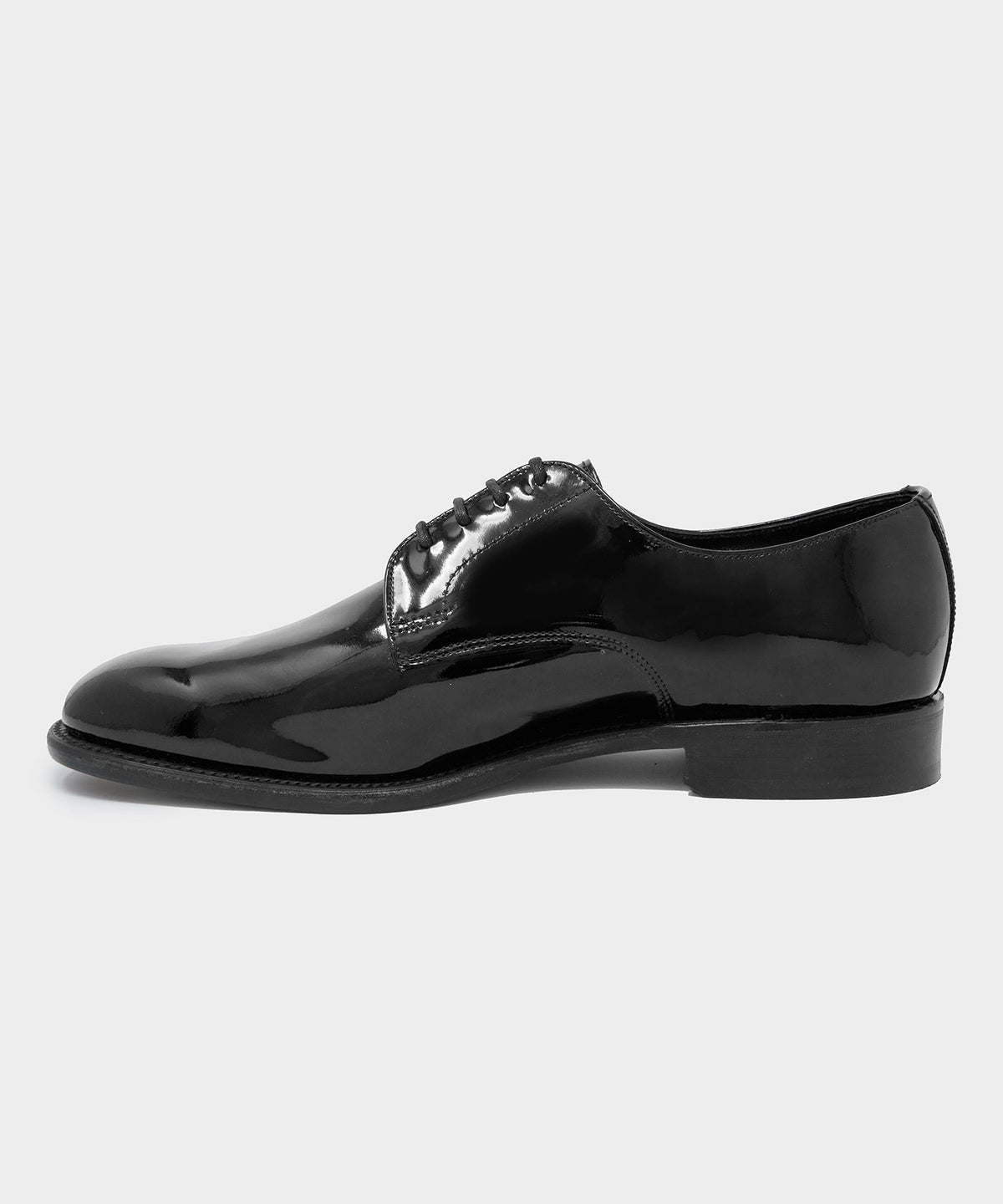 Todd Snyder Todd Snyder x Sanders Patent Leather Gibson Derby - Black