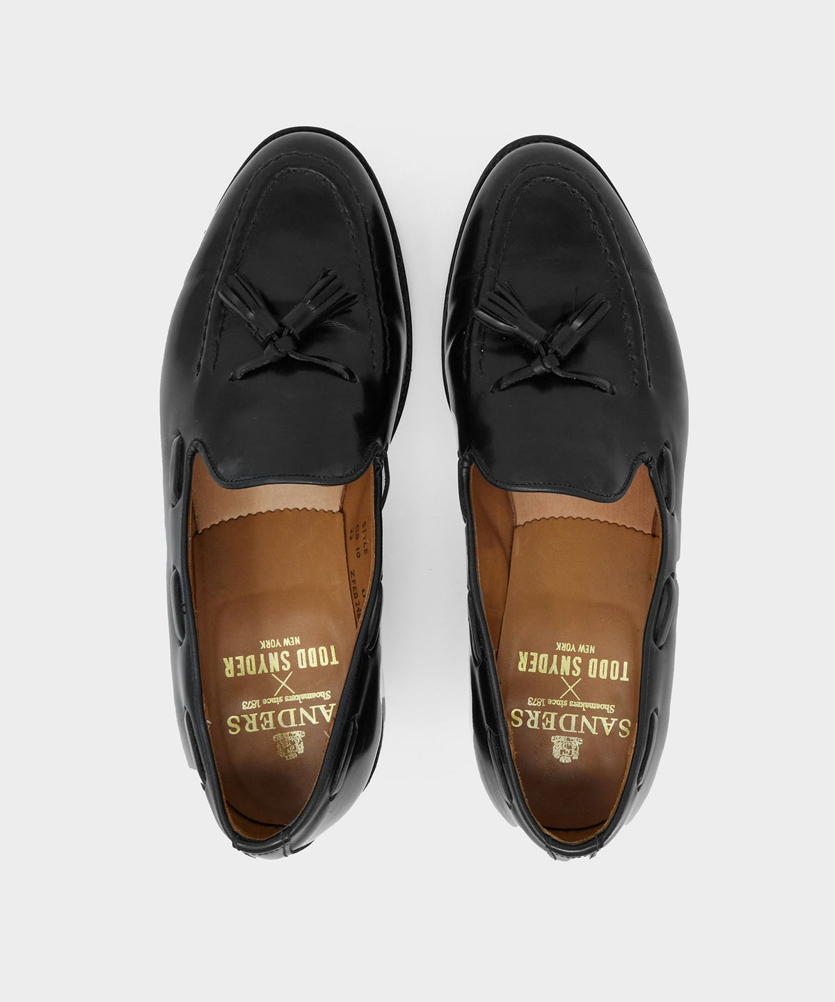 Todd Snyder Todd Snyder x Sanders Tassel Loafer - Black