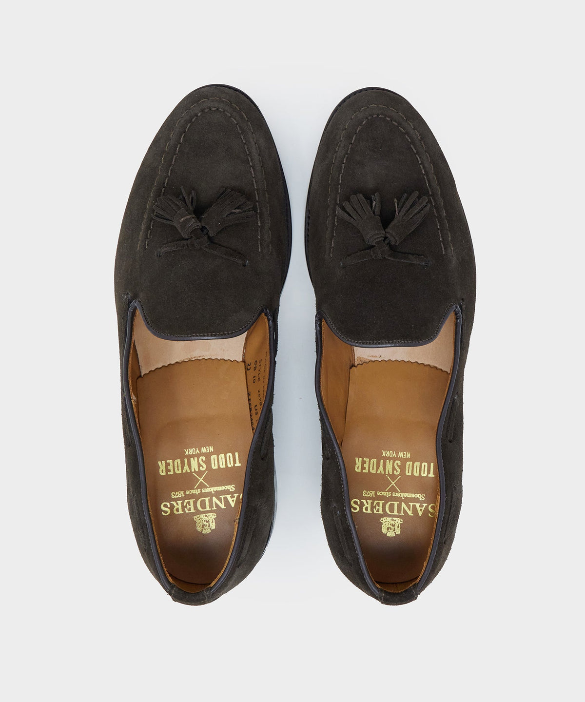 Todd Snyder Todd Snyder x Sanders Tassel Loafer - Brown