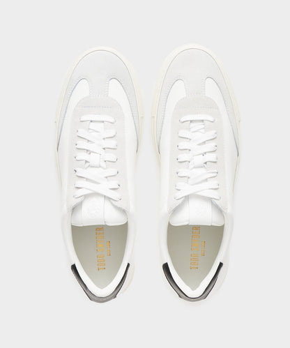 Todd Snyder Porto Low Court Sneaker - Grey