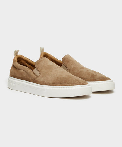 Todd Snyder Tuscan Slip-On Sneaker - Cappuccino