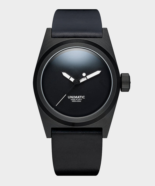 Todd Snyder UNIMATIC U2S Black DLC Field watch - Black