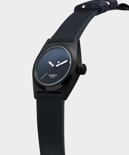 Todd Snyder UNIMATIC U2S Black DLC Field watch - Black
