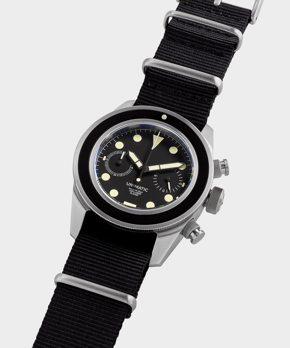 Todd Snyder UNIMATIC U3 Classic Chrono Watch - Black