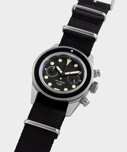 Todd Snyder UNIMATIC U3 Classic Chrono Watch - Black