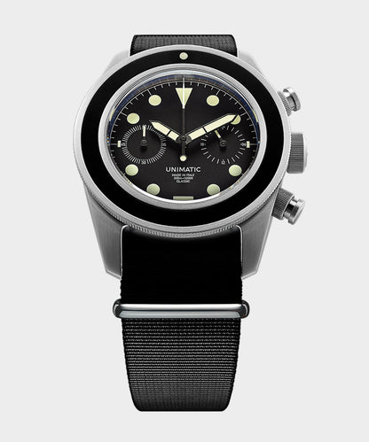 Todd Snyder UNIMATIC U3 Classic Chrono Watch - Black