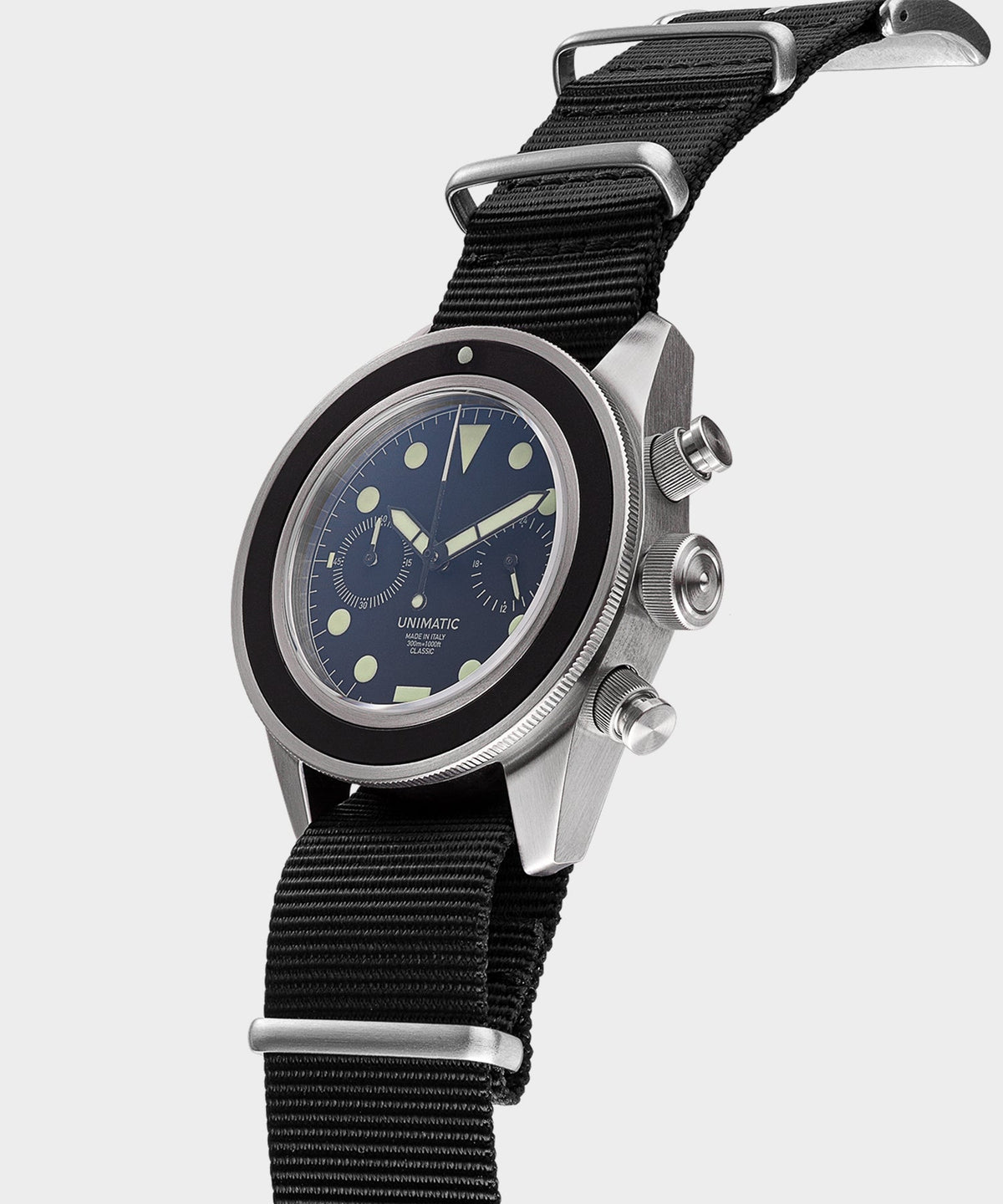Todd Snyder UNIMATIC U3 Classic Chrono Watch - Black